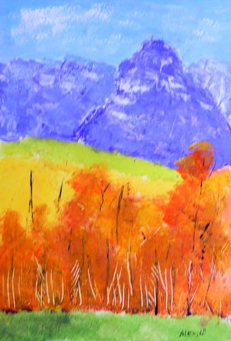 Art Studio PALETTE. Alexander Zajaczkowski Picture.   Landscape Nature 