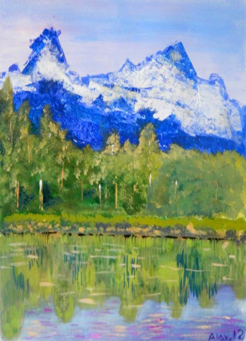 Art Studio PALETTE. Alexander Zajaczkowski Picture.   Landscape Nature 