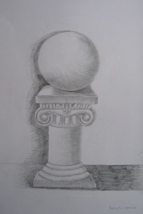 Art Studio PALETTE. Kristina Kozlitina Picture.  Pencil Still Life Still Life 