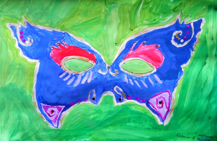 Art Studio PALETTE. Victoria Ustyugova Picture.   Fantasy Mask 