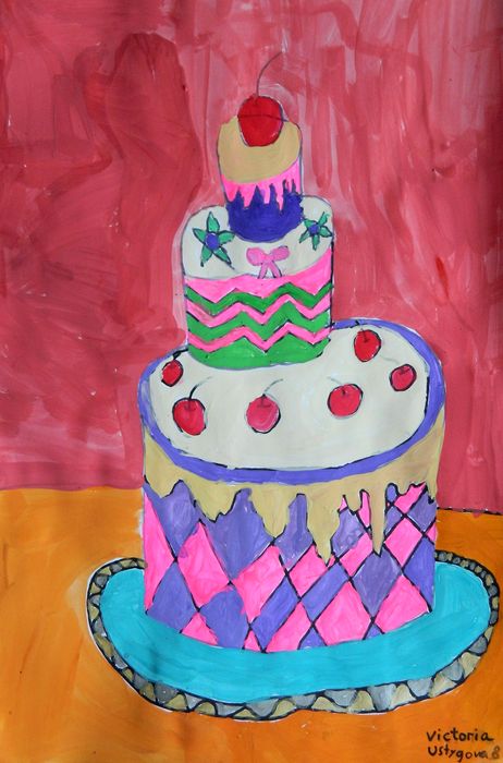 Art Studio PALETTE. Victoria Ustyugova Picture.   Fantasy Cakes 