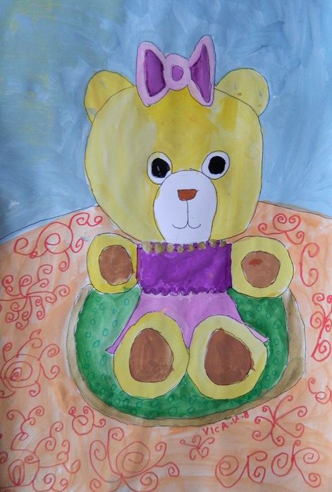 Art Studio PALETTE. Victoria Ustyugova Picture.   Fantasy Favorite Toy 