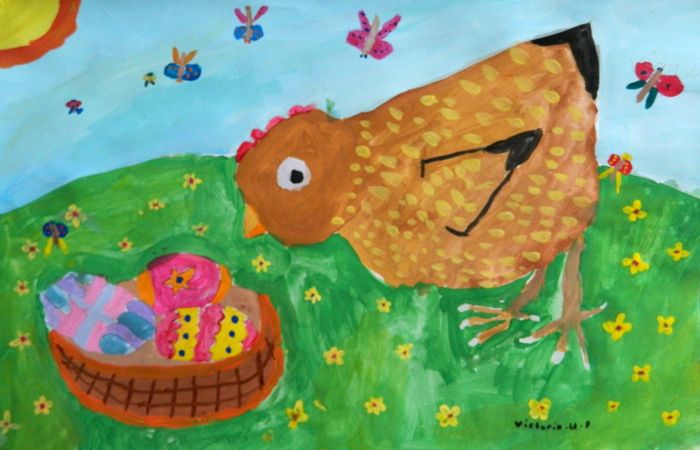 Art Studio PALETTE. Victoria Ustyugova Picture.   Holidays Easter 