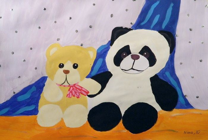 Art Studio PALETTE. Nina Lazarevic Picture.   Fantasy Favorite Toy 