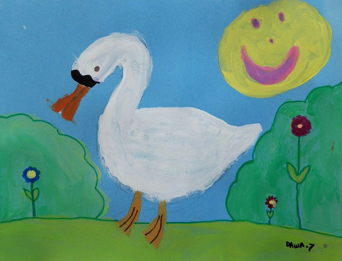 Art Studio PALETTE. Dasha Barin Picture.   Animals Birds 