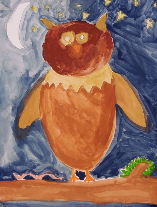 Art Studio PALETTE. Dasha Barin Picture.   Animals Birds 