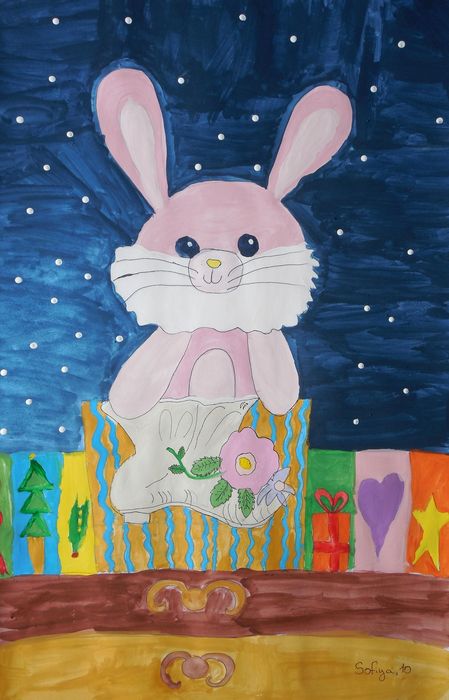 Art Studio PALETTE. Sofiya Spolitak Picture.   Fantasy Favorite Toy 