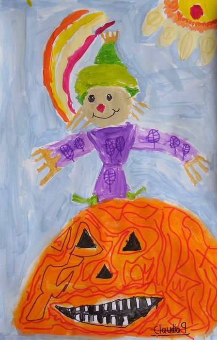 Art Studio PALETTE. Claudia Kochergin Picture.   Holidays Halloween 