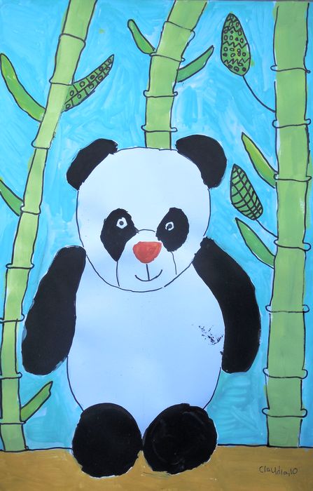 Art Studio PALETTE. Claudia Kochergin Picture.  Marker, Tempera Fantasy Favorite Toy 