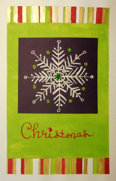 Art Studio PALETTE. Shaina Gurevich Picture. Greeting Card  Holidays Christmas 