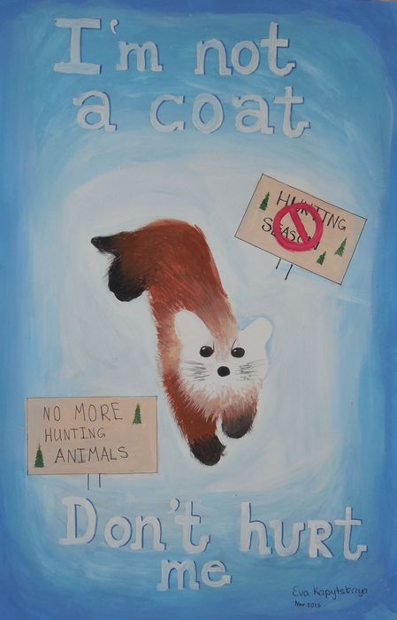 Art Studio PALETTE. Eva Kapytskaya Picture.  Tempera Animals Mix 