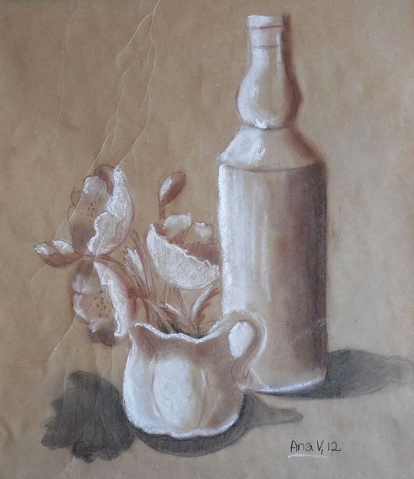 Art Studio PALETTE. Ana Visnjic Picture.  Pastel Still Life Still Life 