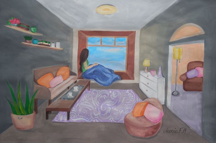 Art Studio PALETTE. Jennie Fang Picture.   Design Interior 