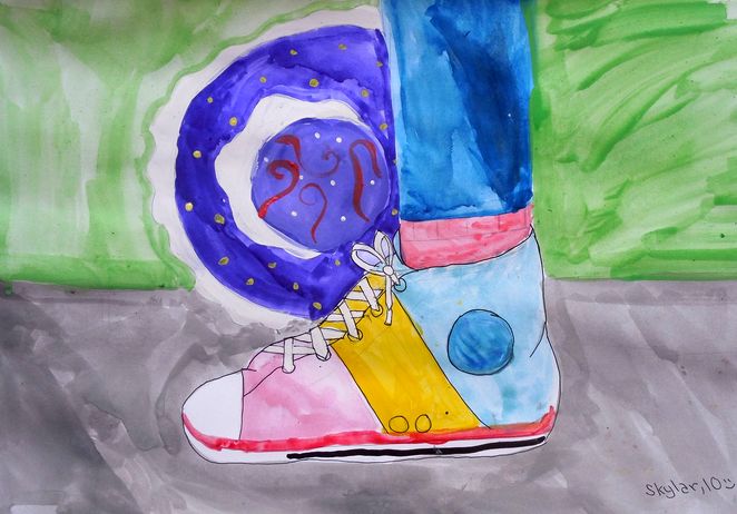 Art Studio PALETTE. Skylar Langille Picture.   Design Footwear 