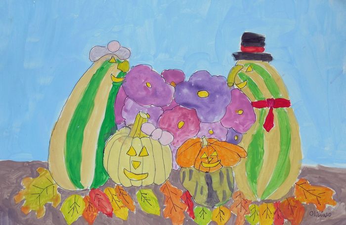 Art Studio PALETTE. Olivia Matvejeva Picture.   Still Life Fruits & Vegi 