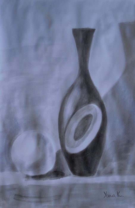 Art Studio PALETTE. Yana Konakh Picture.  Watercolour Still Life Still Life 