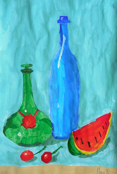 Art Studio PALETTE. Egor Kit Picture.  Tempera Still Life Still Life 