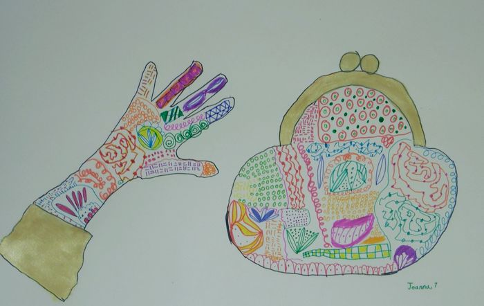 Art Studio PALETTE. Joanna Cai Picture.  Marker Design Clothes 