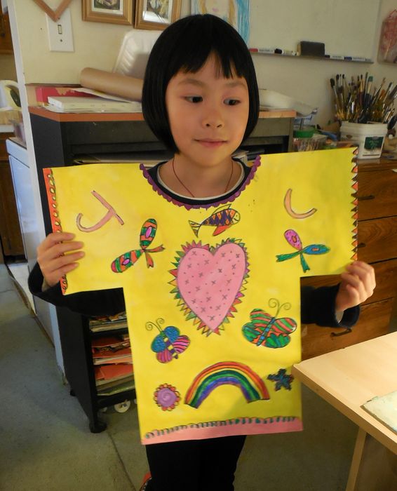 Art Studio PALETTE. Joanna Cai Picture.   Design Clothes 