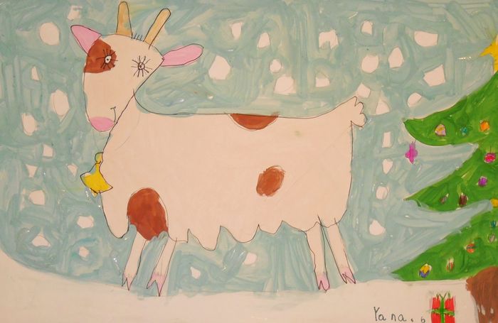 Art Studio PALETTE. Yana Biletska Picture.   Holidays New Year 