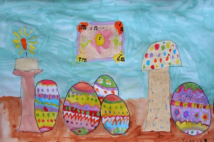 Art Studio PALETTE. Yana Biletska Picture.   Holidays Easter 
