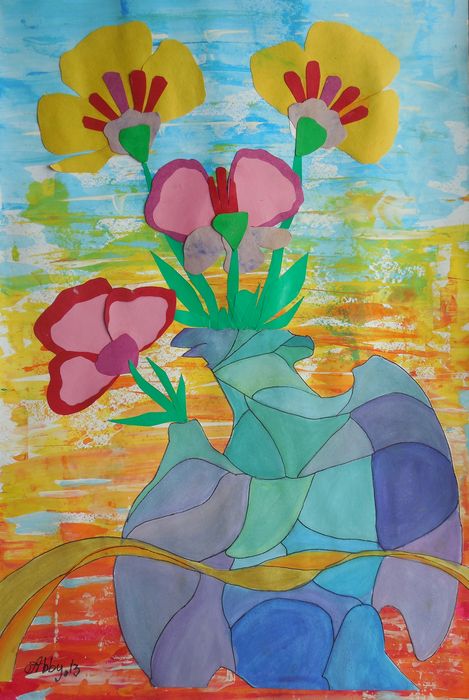 Art Studio PALETTE. Abby Soboleva Picture.  Mixed Media Still Life Still Life 