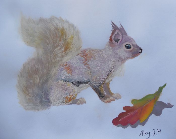 Art Studio PALETTE. Abby Soboleva Picture.  Tempera Animals Mix 