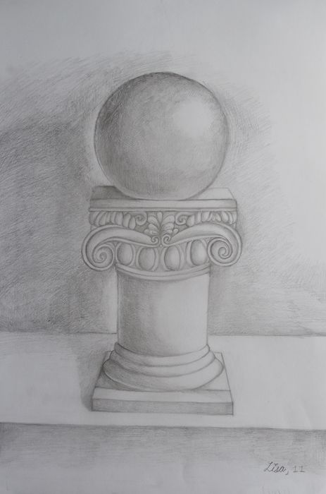 Art Studio PALETTE. Lisa Lei Picture.  Pencil Still Life Still Life 