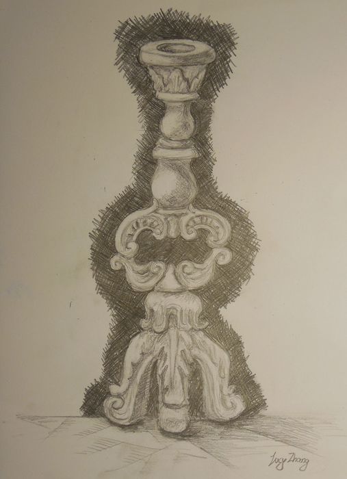 Art Studio PALETTE. Lucy Zhang Picture.  Pencil Still Life Still Life 