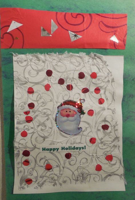 Art Studio PALETTE. Haru Yamanouchi Picture. Greeting Card Mixed Media Holidays Christmas 