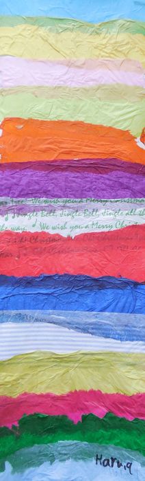 Art Studio PALETTE. Haru Yamanouchi Picture.  Applique Fantasy Abstract 