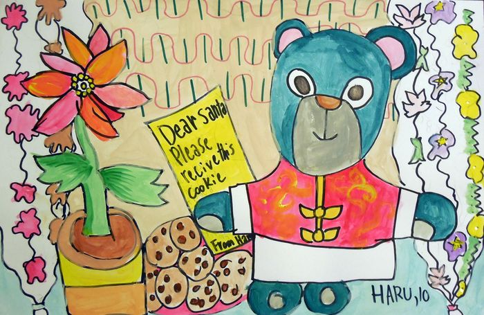 Art Studio PALETTE. Haru Yamanouchi Picture.  Marker, Tempera Dec. Art Toys 