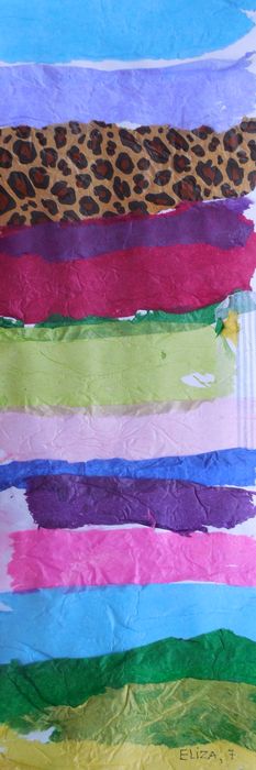 Art Studio PALETTE. Elizabeth Enilenis Picture.  Applique Fantasy Abstract 