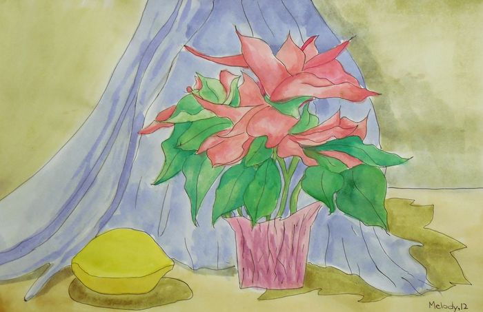 Art Studio PALETTE. Melody Wu Picture.  Watercolour, Ink Still Life Still Life 