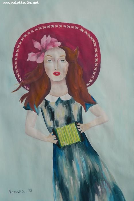 Art Studio PALETTE. Nerissa Wang Picture.  Tempera People Activities 