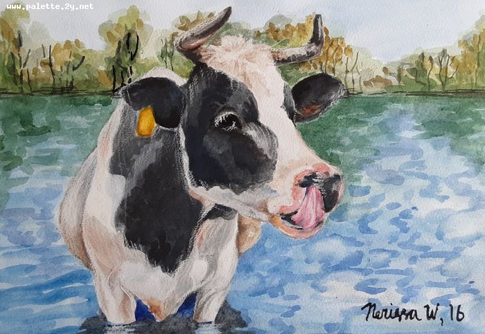 Art Studio PALETTE. Nerissa Wang Picture.  Watercolour Animals Mix 