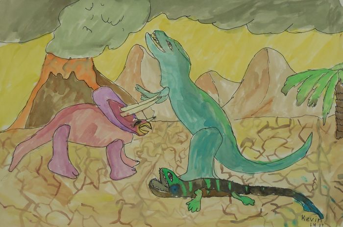 Art Studio PALETTE. Kevin La Forge Picture.  Watercolour, Ink Fantasy Imagenation 