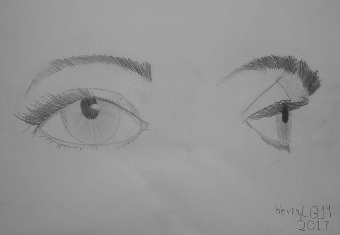 Art Studio PALETTE. Kevin La Forge Picture.  Pencil   