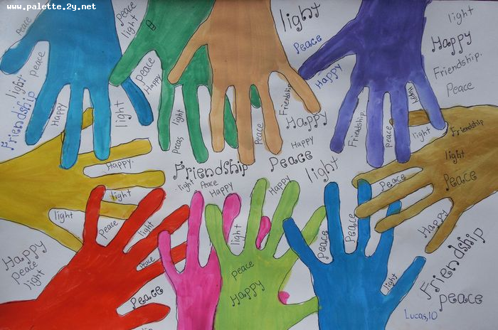 Art Studio PALETTE. Lucas Chen Picture.  Marker, Tempera People Activities 