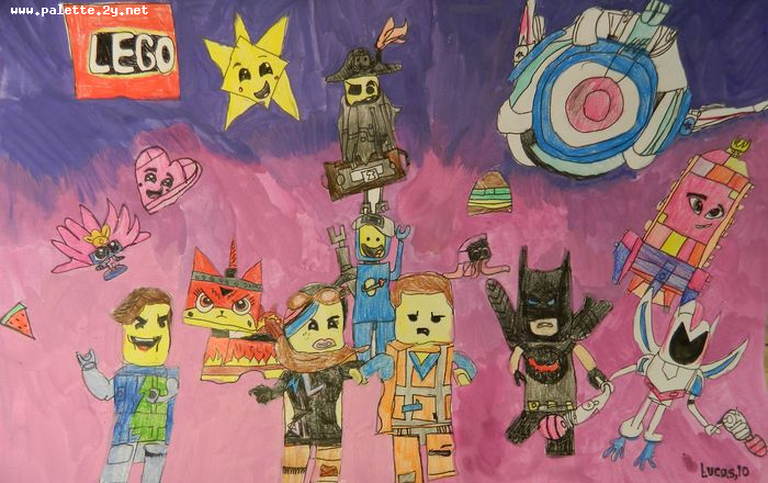 Art Studio PALETTE. Lucas Chen Picture.  Mixed Media   