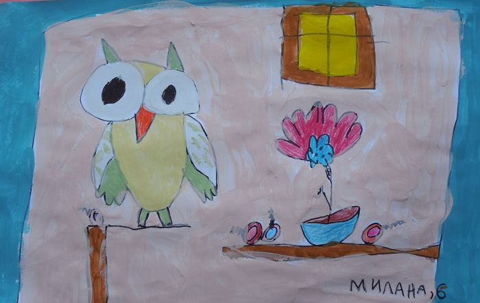 Art Studio PALETTE. Milana Baiman Picture.  Marker, Tempera Dec. Art Toys 