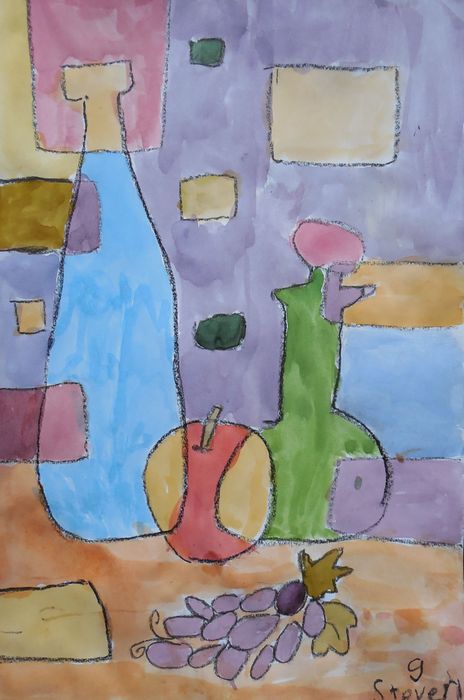 Art Studio PALETTE. Steven Pu Picture.  Watercolour Still Life Still Life 