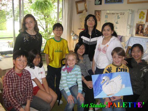 Art Studio PALETTE.  2008  Roy, Seona, Anna, Feona, Thang, Denis, Diana, Alyona, Thi, Michelle