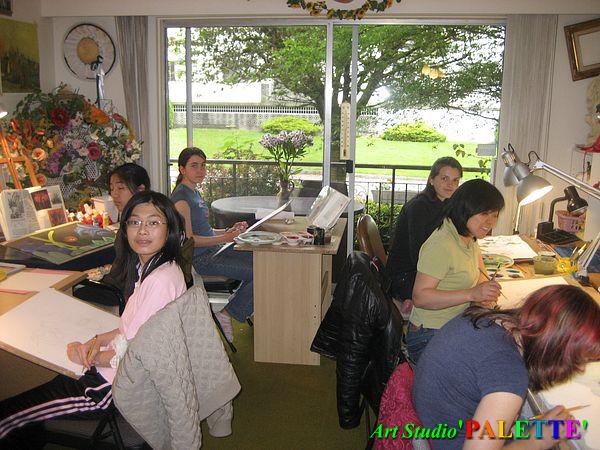 Art Studio PALETTE.  2008 Michelle, Diana, Xenia, Ksenia, Chiew, Marina