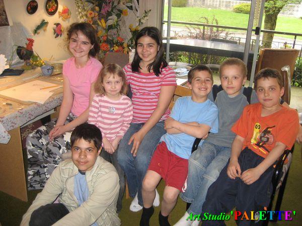 Art Studio PALETTE.  2008 Dania, Anastasia, Arina, Nicole, Ivan , Ivan, Alex