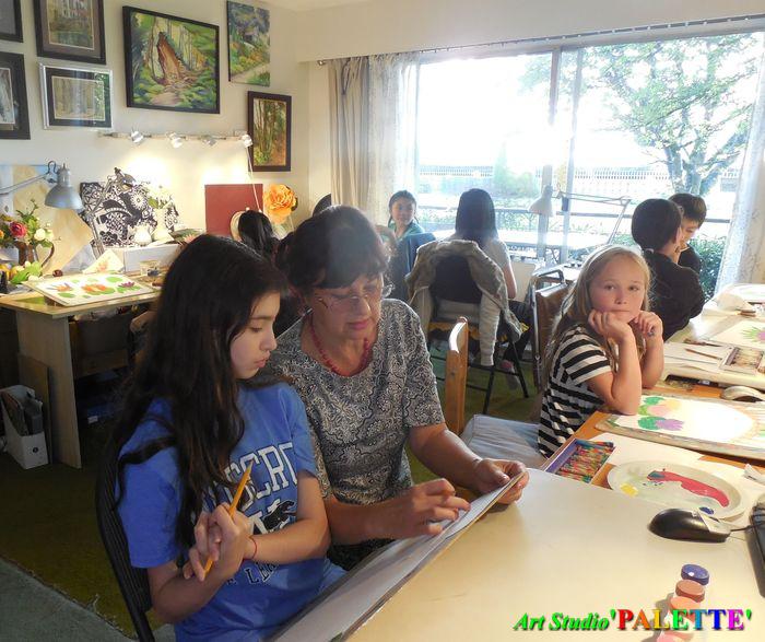 Art Studio PALETTE.  2017 Iva, Maria, Joanna, Lucas, Lucy, Melody