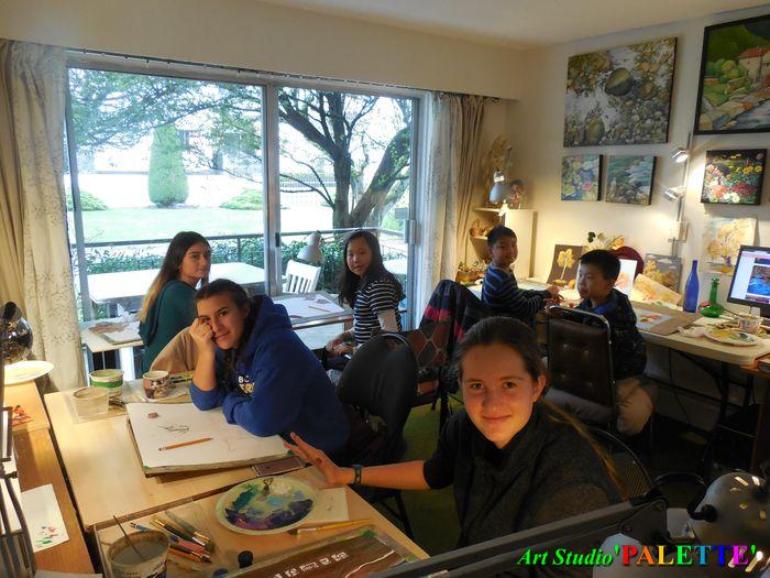 Art Studio PALETTE.  2017 Alyona, Nina, Dara, Dora, Steven, John