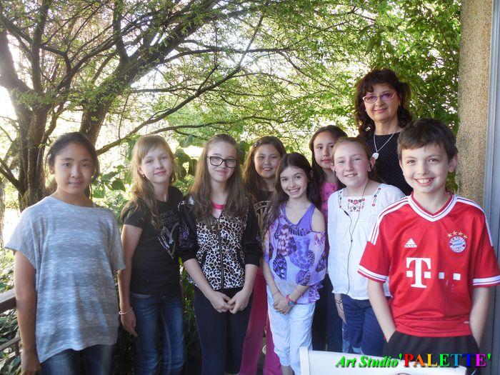 Art Studio PALETTE.  2014 Utae, Angelina, Anastasia, Caterina, Iva, Skylar, Eva, Kamen