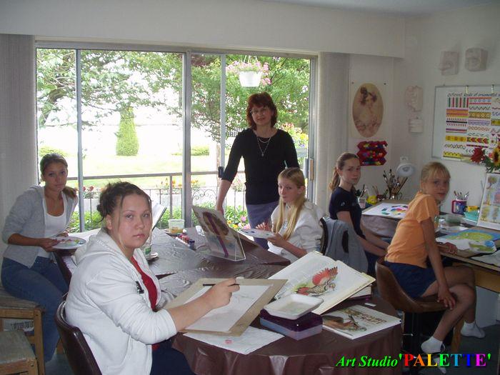 Art Studio PALETTE.  2003 Alina, Anna, Olga, Ola Volo