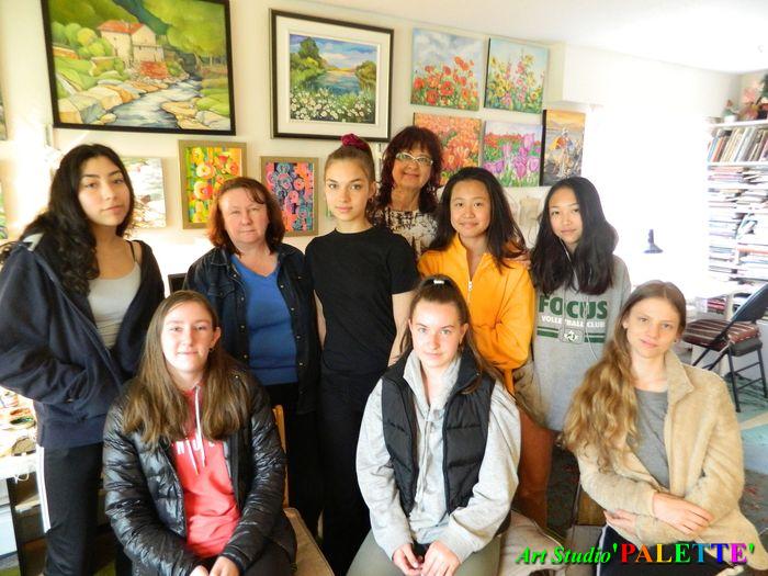 Art Studio PALETTE.  Leena ,Neli, Maria, Nerissa, Lisa, Eva, Katia, Abby